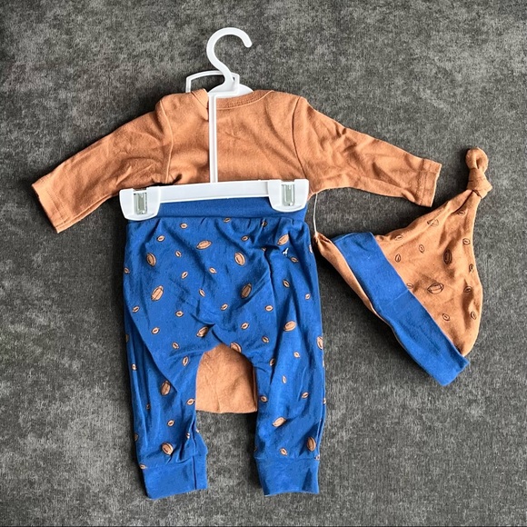 NWT Rae Dunn Football Outfit and Gift Bag - Picture 4 of 8